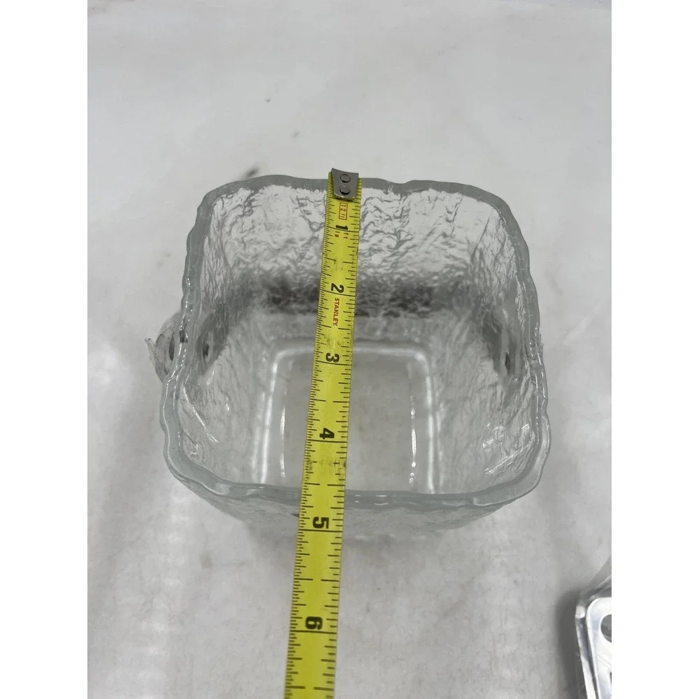 Vintage Studio Nova Frostfire Bar Set Ice Bucket 4 Old Fashioned Hoya Japan
